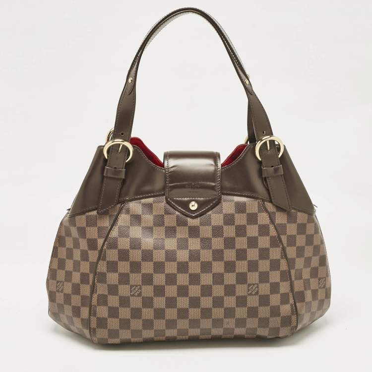 Pre Owned Louis Vuitton Damier Ebene Canvas Sistina GM Bag