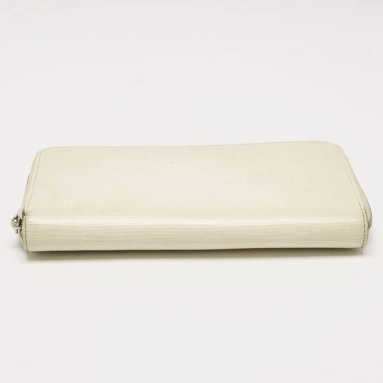 Pre Owned Louis Vuitton Ivory Epi Leather Zippy Wallet