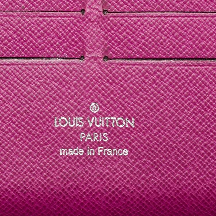 Pre Owned Louis Vuitton Cassis Epi Leather Zippy Organizer Wallet