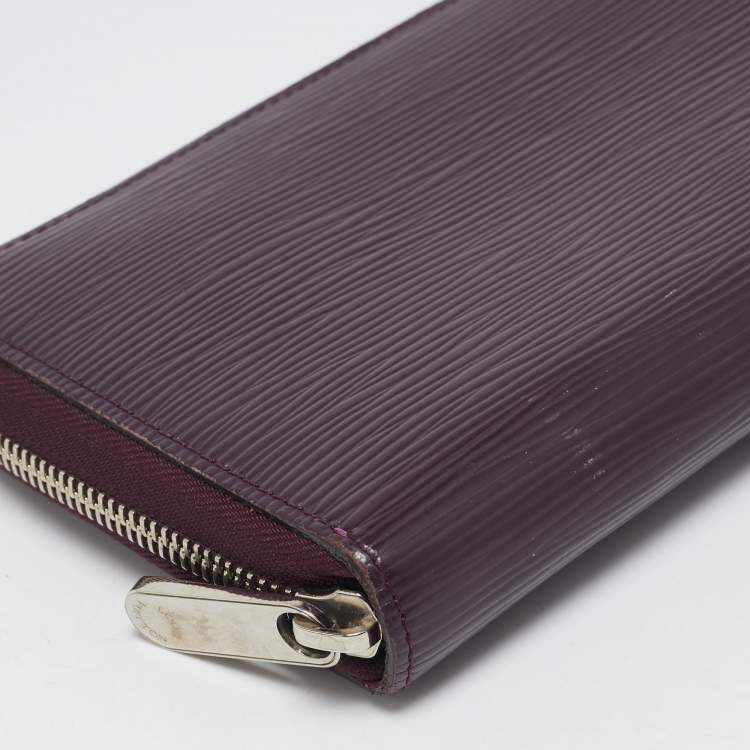 Pre Owned Louis Vuitton Cassis Epi Leather Zippy Organizer Wallet