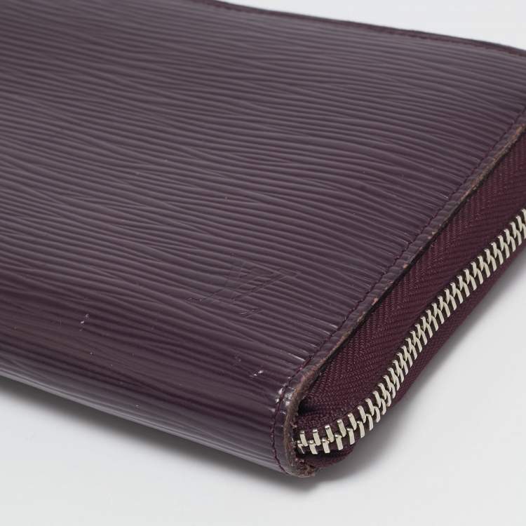Pre Owned Louis Vuitton Cassis Epi Leather Zippy Organizer Wallet