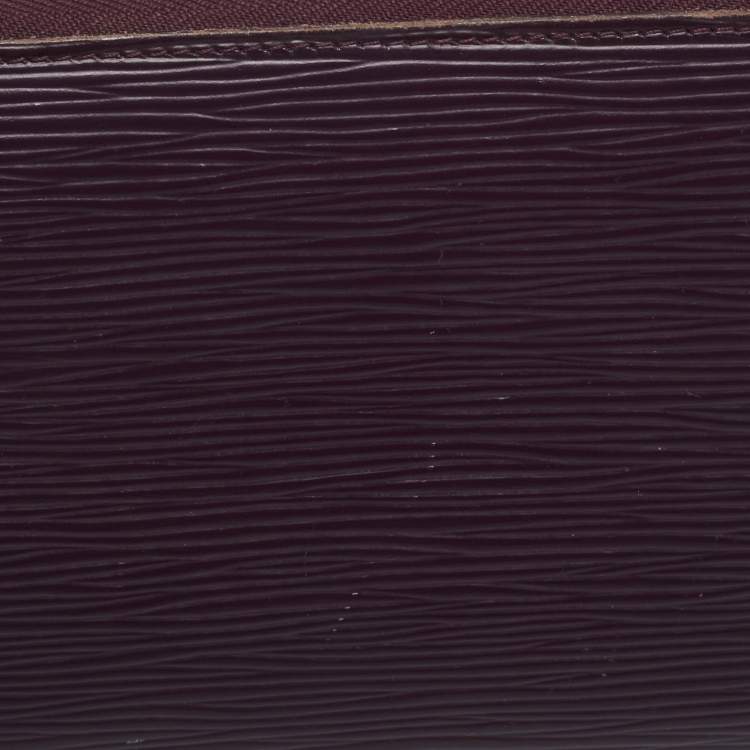Pre Owned Louis Vuitton Cassis Epi Leather Zippy Organizer Wallet