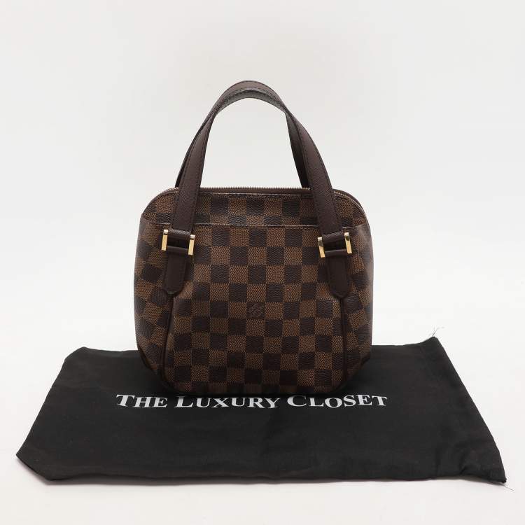 Pre Owned Louis Vuitton Damier Ebene Canvas Belem PM Bag