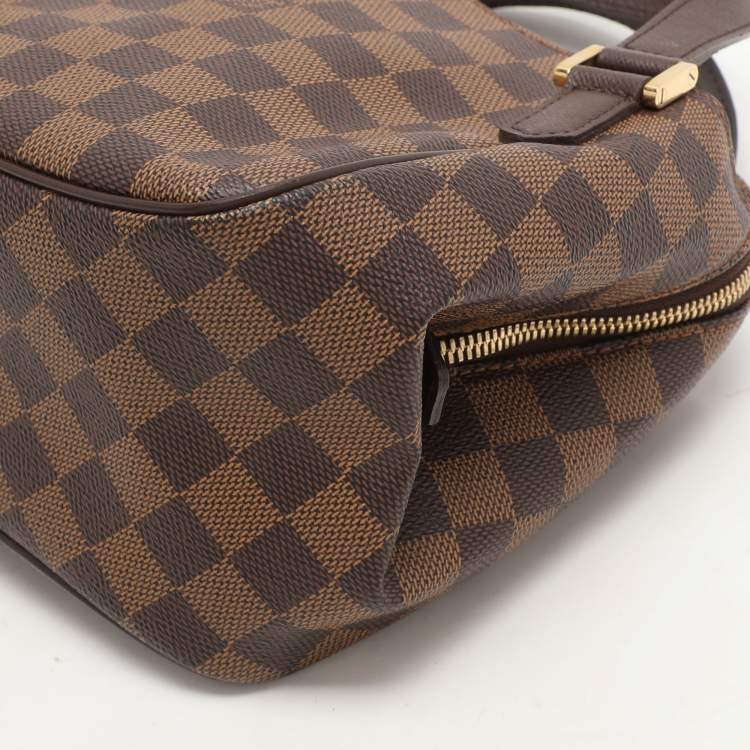 Pre Owned Louis Vuitton Damier Ebene Canvas Belem PM Bag