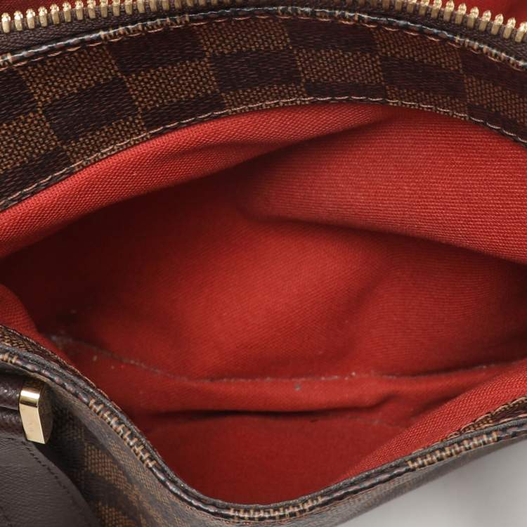 Pre Owned Louis Vuitton Damier Ebene Canvas Belem PM Bag
