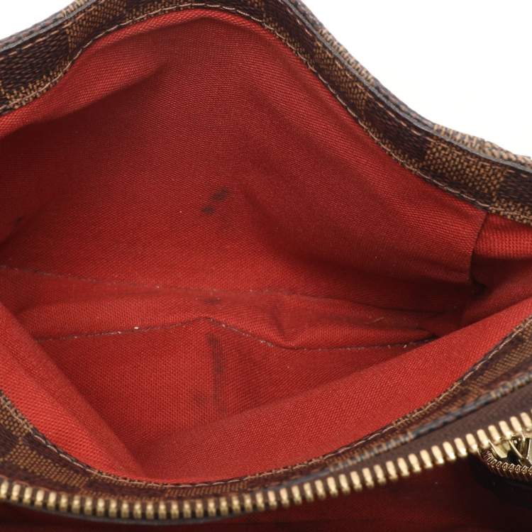 Pre Owned Louis Vuitton Damier Ebene Canvas Belem PM Bag