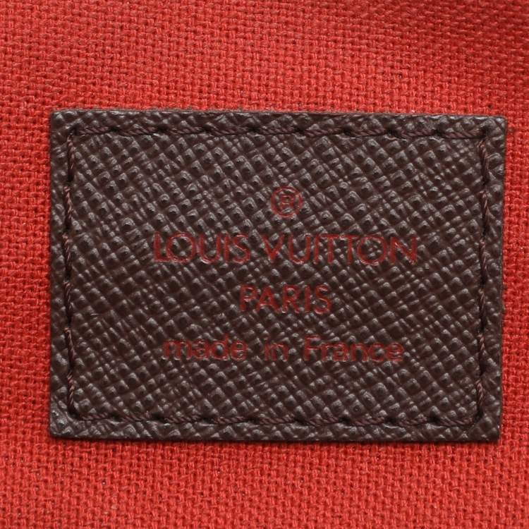 Pre Owned Louis Vuitton Damier Ebene Canvas Belem PM Bag
