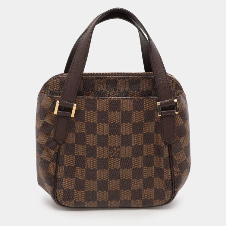 Pre Owned Louis Vuitton Damier Ebene Canvas Belem PM Bag