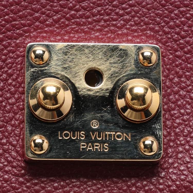 Pre Owned Louis Vuitton Aurore Monogram Empreinte Leather Saint Germain Pochette 