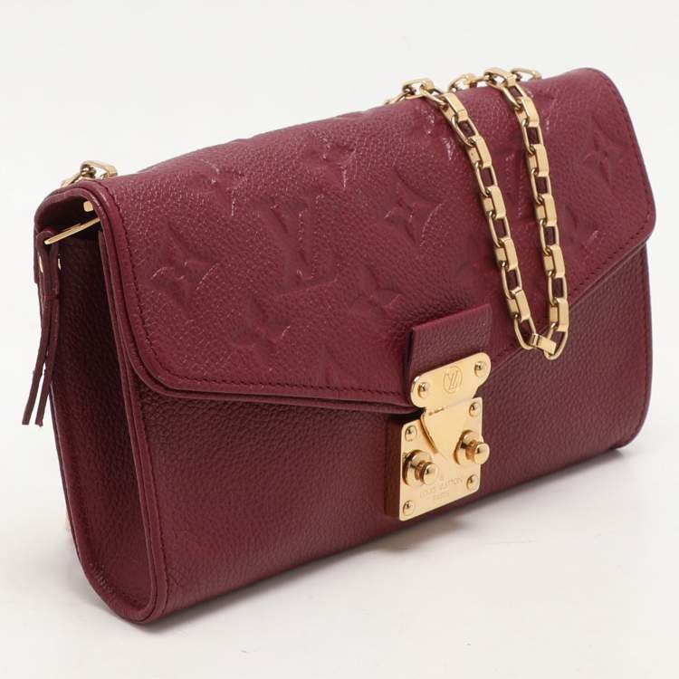 Pre Owned Louis Vuitton Aurore Monogram Empreinte Leather Saint Germain Pochette 