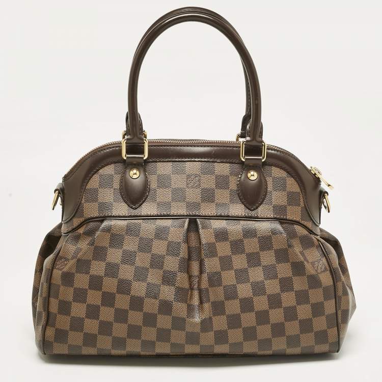 Pre Owned Louis Vuitton Damier Ebene Canvas Trevi PM Bag