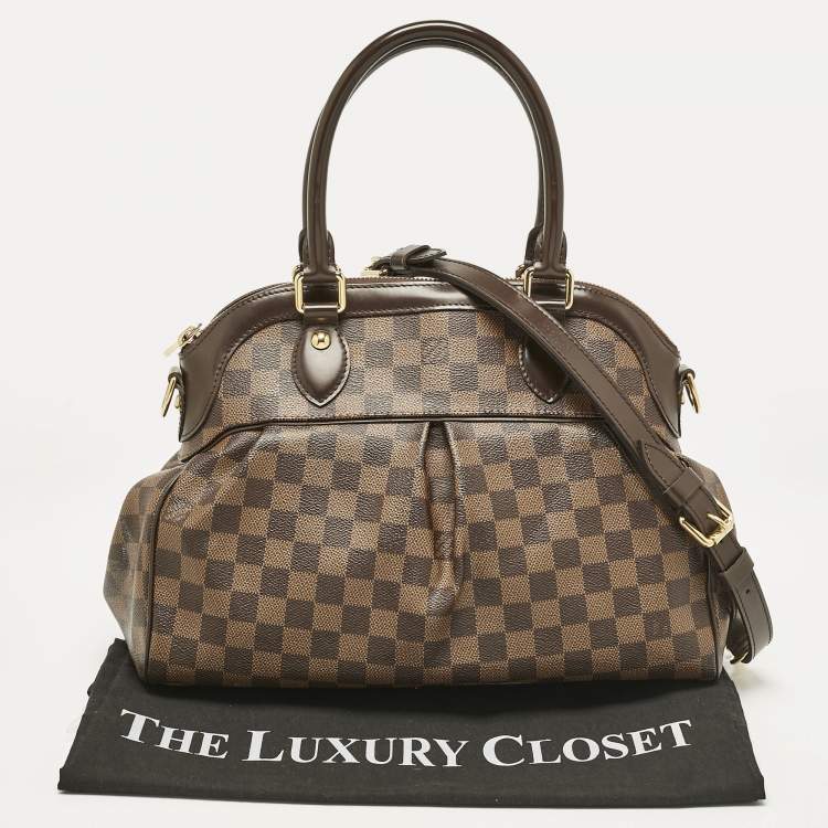 Pre Owned Louis Vuitton Damier Ebene Canvas Trevi PM Bag