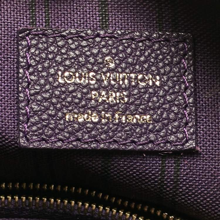 Pre Owned Louis Vuitton Flamme Empreinte Leather Lumineuse PM Bag