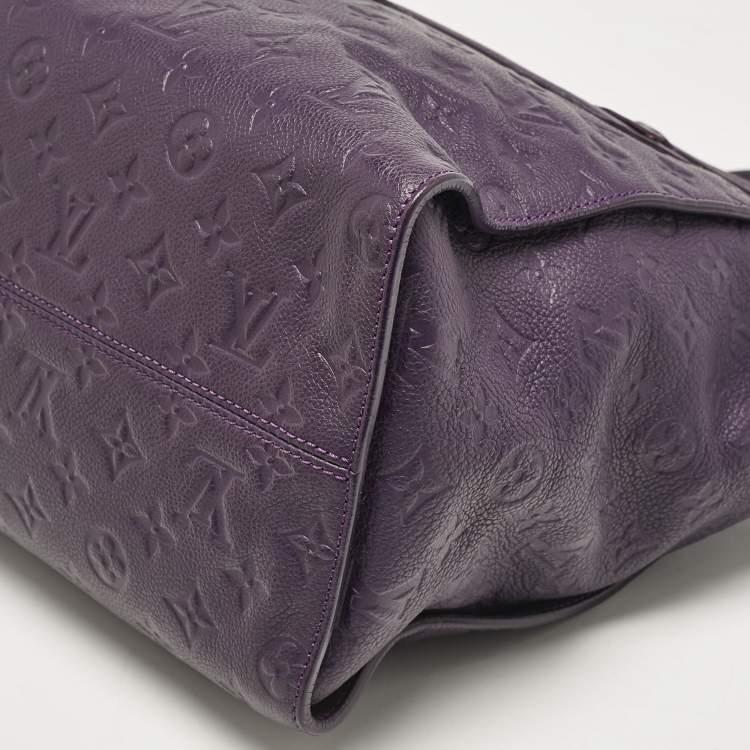 Pre Owned Louis Vuitton Flamme Empreinte Leather Lumineuse PM Bag