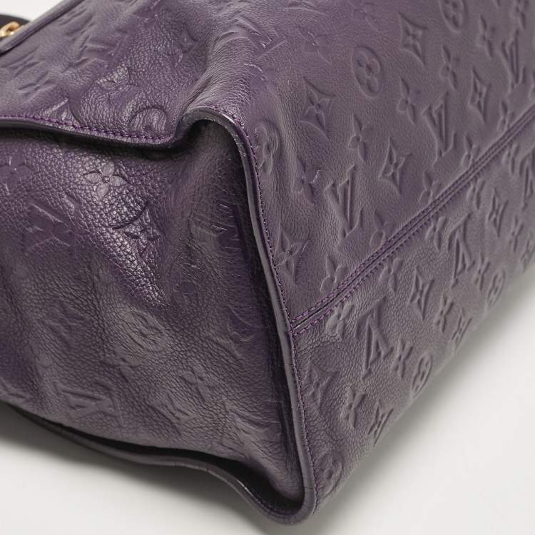 Pre Owned Louis Vuitton Flamme Empreinte Leather Lumineuse PM Bag