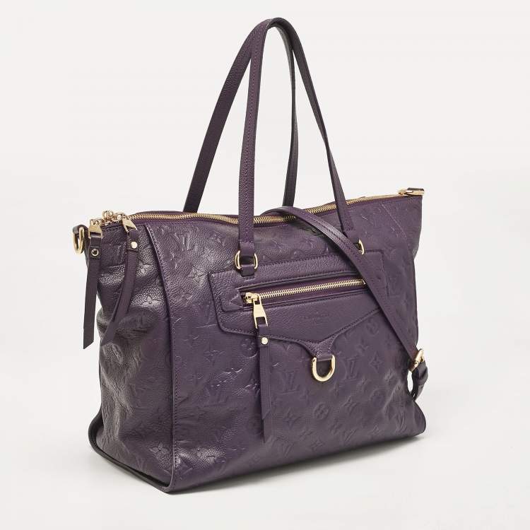 Pre Owned Louis Vuitton Flamme Empreinte Leather Lumineuse PM Bag