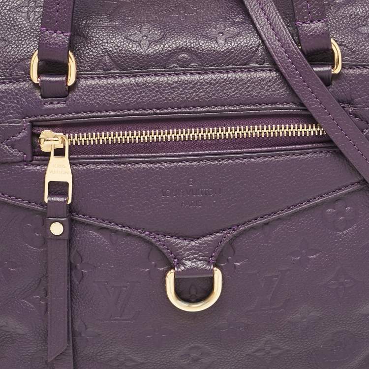 Pre Owned Louis Vuitton Flamme Empreinte Leather Lumineuse PM Bag