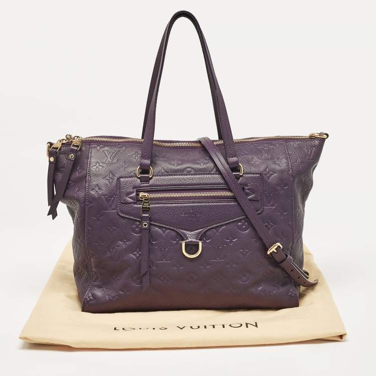 Pre Owned Louis Vuitton Flamme Empreinte Leather Lumineuse PM Bag