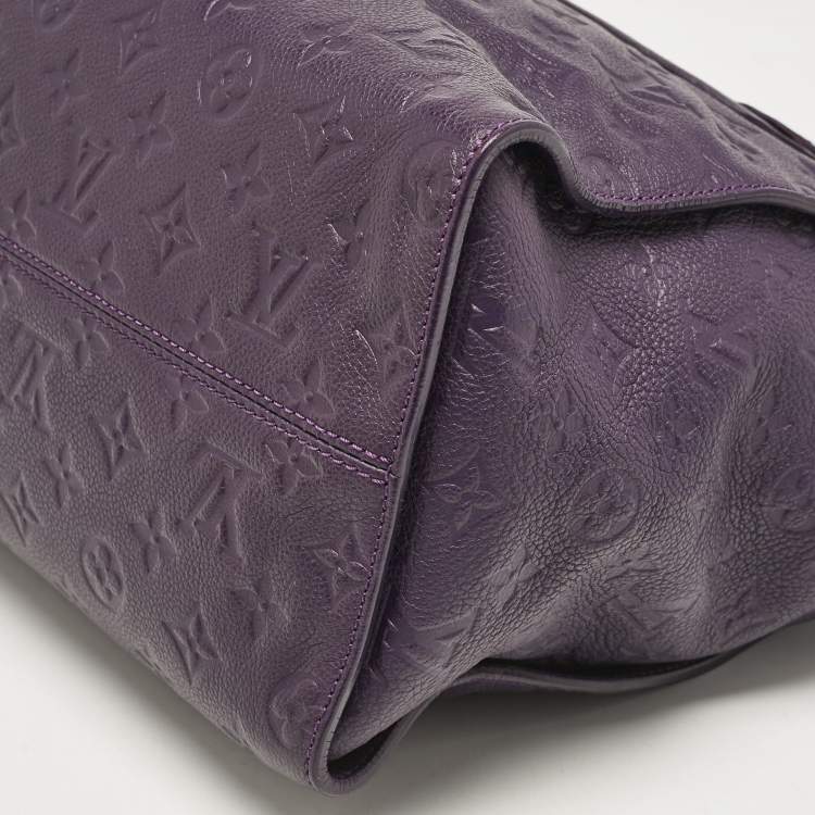 Pre Owned Louis Vuitton Flamme Empreinte Leather Lumineuse PM Bag