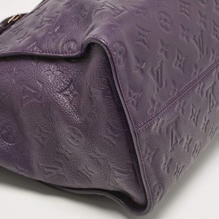 Pre Owned Louis Vuitton Flamme Empreinte Leather Lumineuse PM Bag