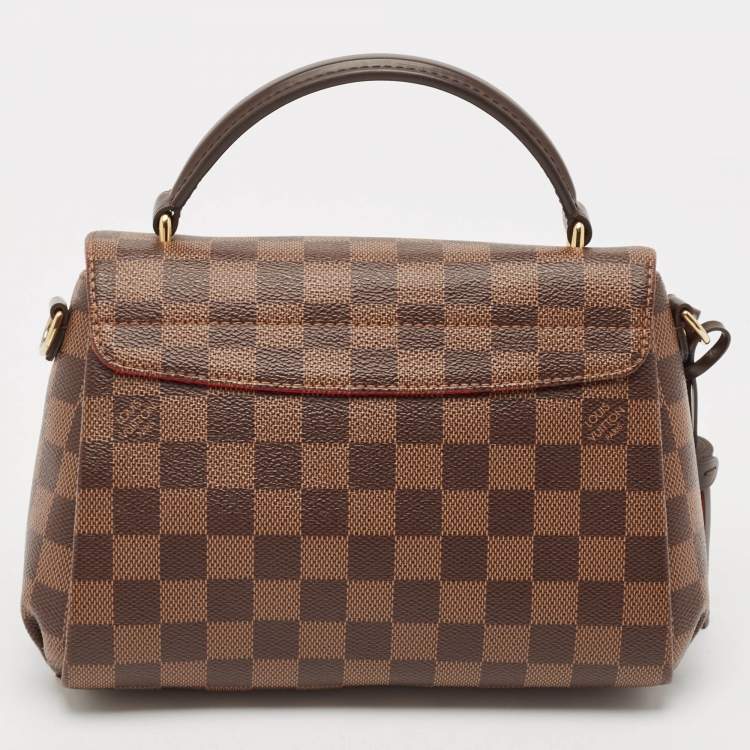 Pre Owned Louis Vuitton Damier Ebene Canvas Croisette Bag