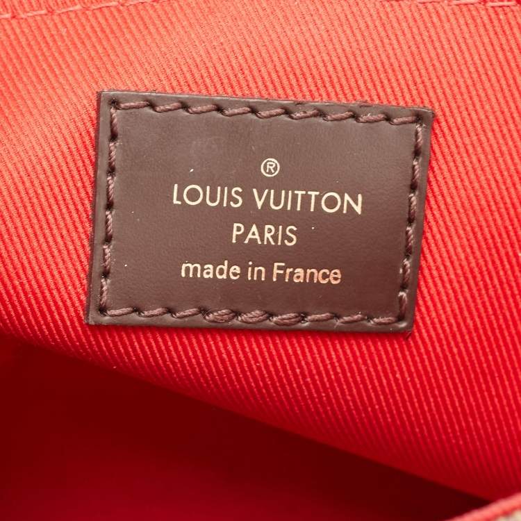 Pre Owned Louis Vuitton Damier Ebene Canvas Croisette Bag