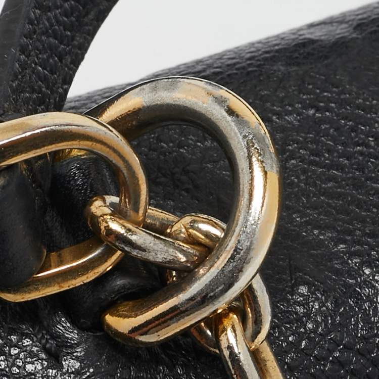 Pre Owned Louis Vuitton Black Monogram Empreinte Leather Saint Sulpice PM Bag