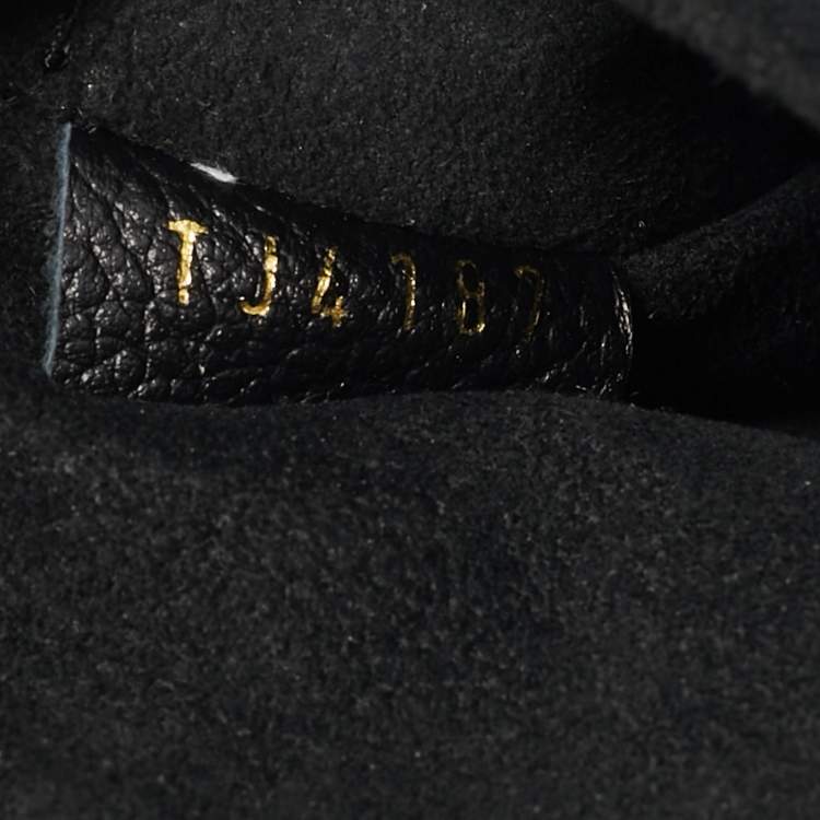 Pre Owned Louis Vuitton Black Monogram Empreinte Leather Saint Sulpice PM Bag