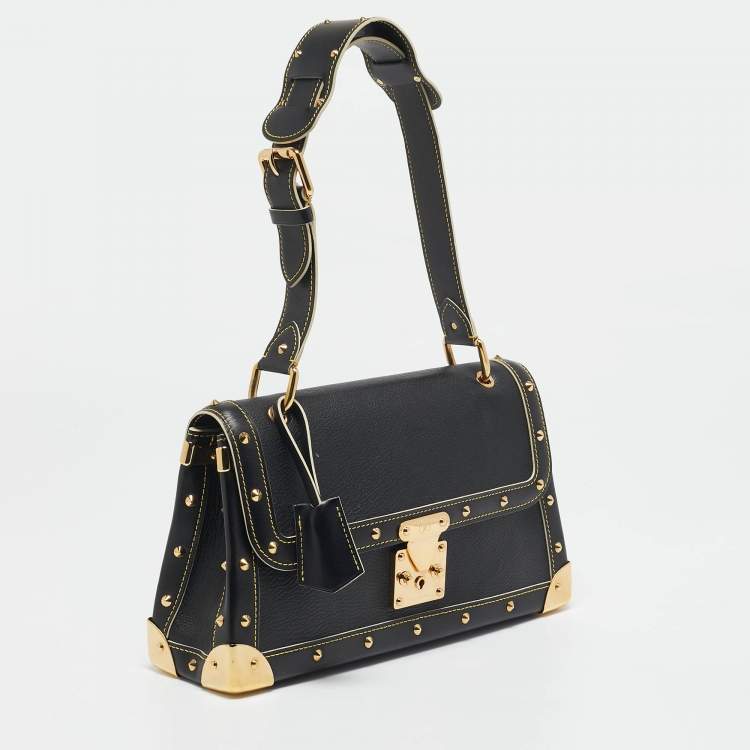 Pre Owned Louis Vuitton Black Suhali Leather Le Talentueux Bag