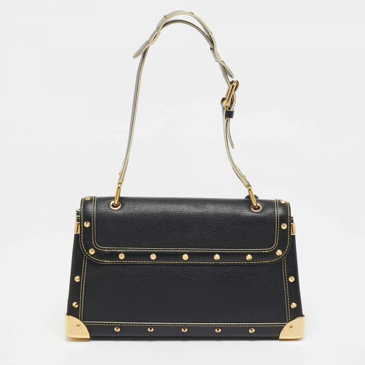 Pre Owned Louis Vuitton Black Suhali Leather Le Talentueux Bag