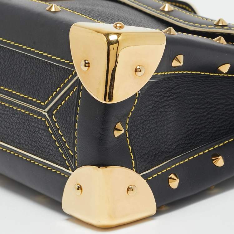 Pre Owned Louis Vuitton Black Suhali Leather Le Talentueux Bag