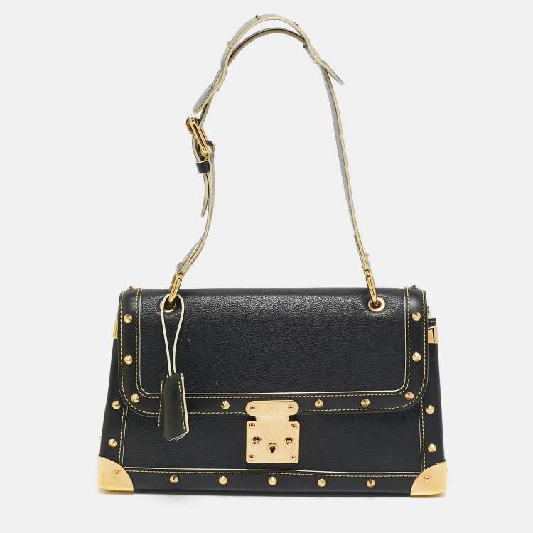 Pre Owned Louis Vuitton Black Suhali Leather Le Talentueux Bag