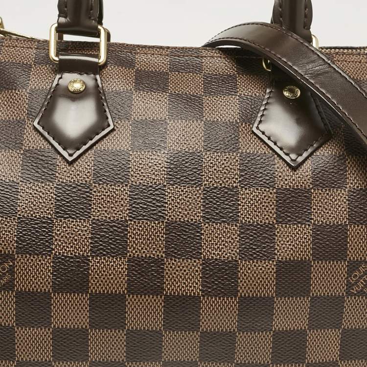 Pre Owned Louis Vuitton Monogram Canvas Speedy Bandouliere 25 Bag