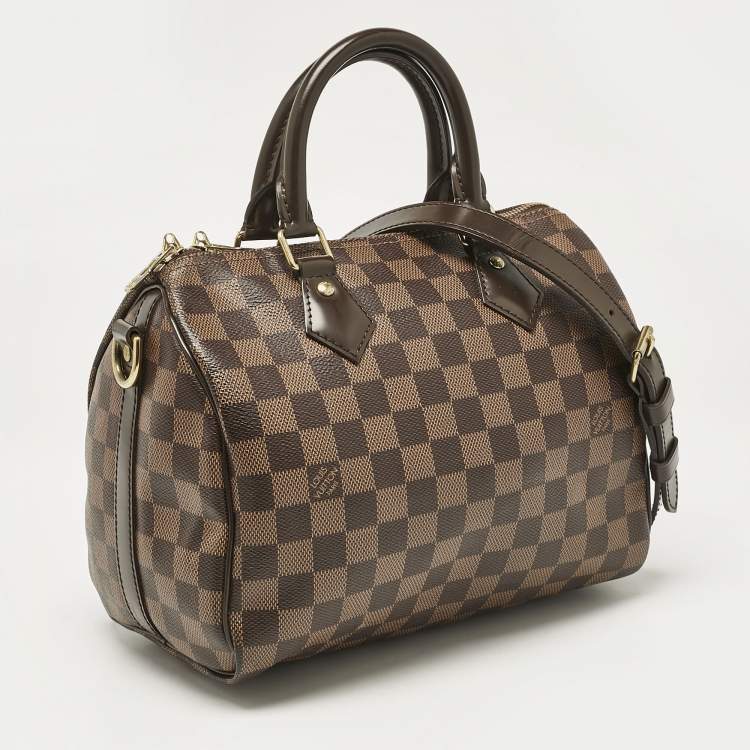 Pre Owned Louis Vuitton Monogram Canvas Speedy Bandouliere 25 Bag