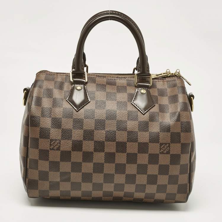 Pre Owned Louis Vuitton Monogram Canvas Speedy Bandouliere 25 Bag