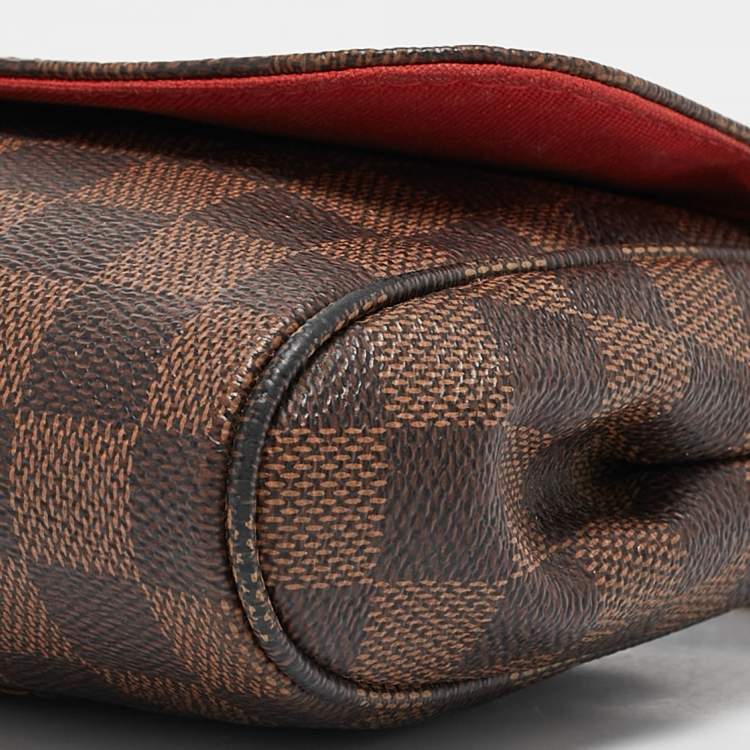 Pre Owned Louis Vuitton Damier Ebene Canvas Favorite MM Bag