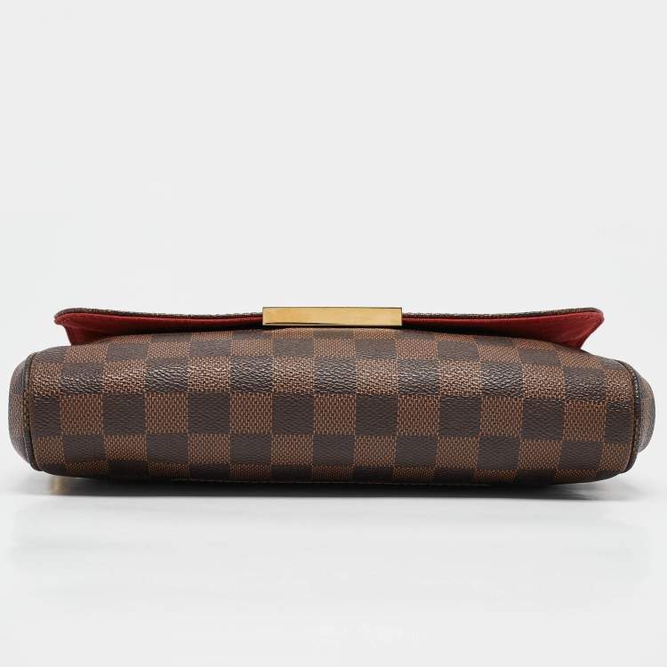 Pre Owned Louis Vuitton Damier Ebene Canvas Favorite MM Bag