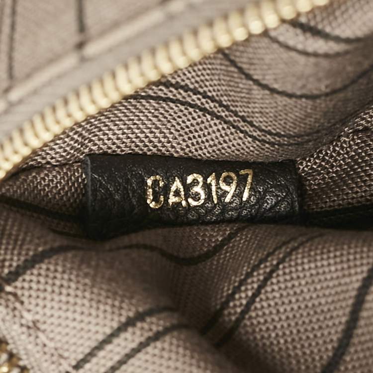 Pre Owned Louis Vuitton Black Monogram Empreinte Leather Sorbonne Backpack