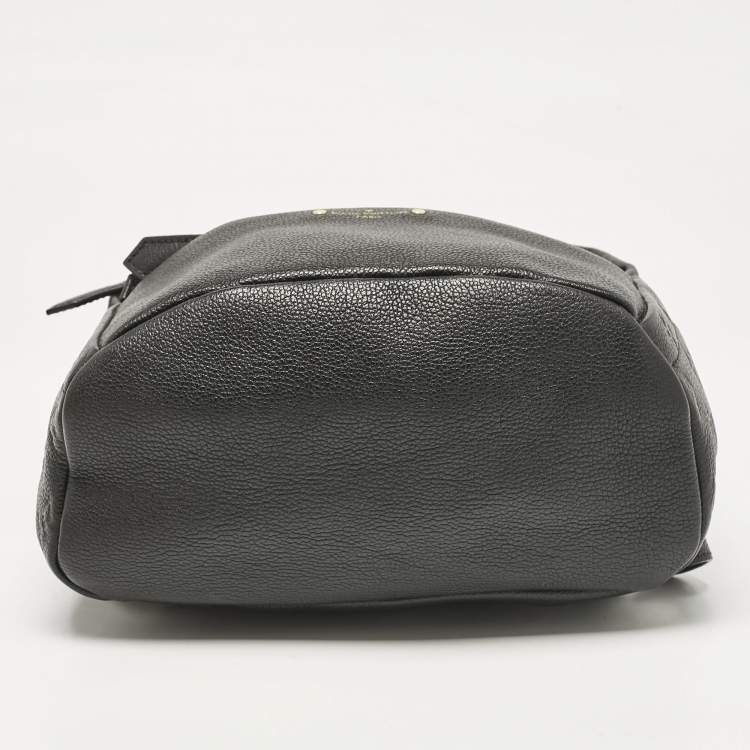Pre Owned Louis Vuitton Black Monogram Empreinte Leather Sorbonne Backpack