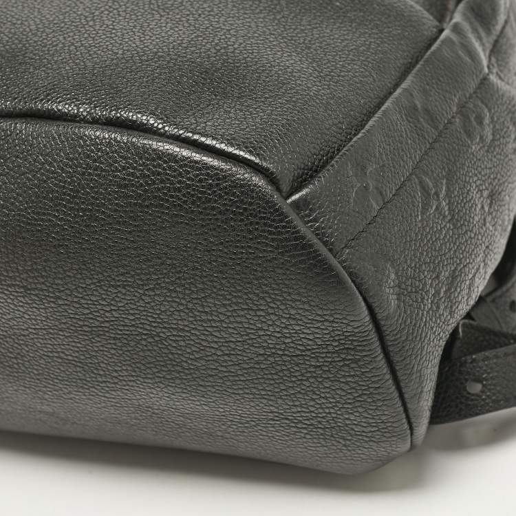 Pre Owned Louis Vuitton Black Monogram Empreinte Leather Sorbonne Backpack