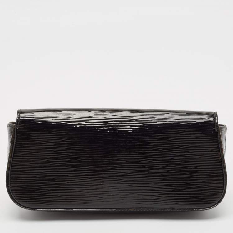 Pre Owned Louis Vuitton Black Electric Epi Leather Sobe Clutch
