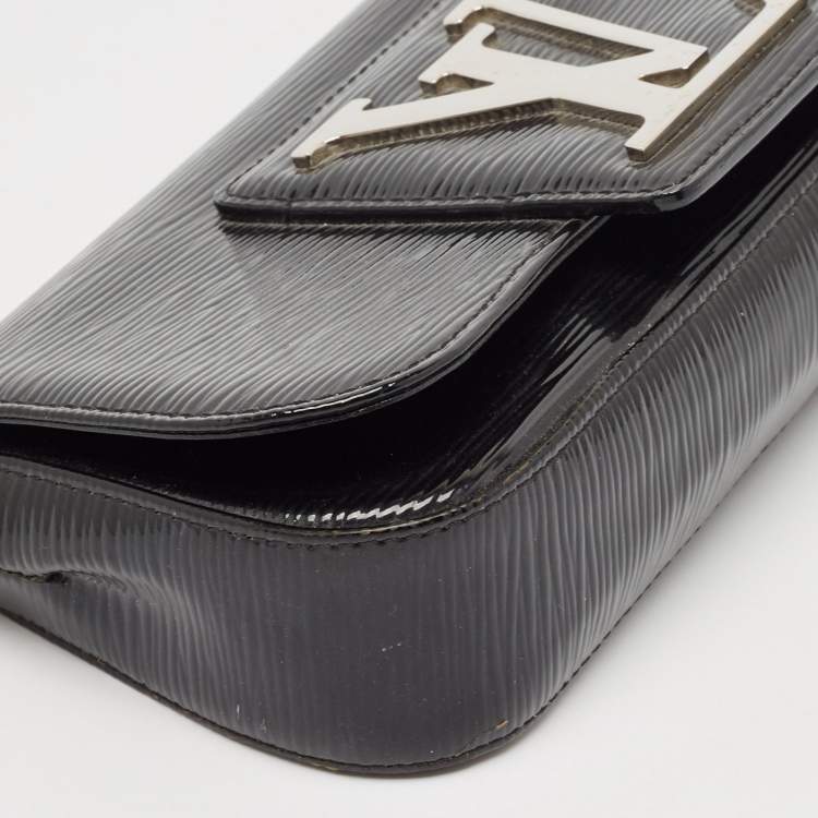 Pre Owned Louis Vuitton Black Electric Epi Leather Sobe Clutch