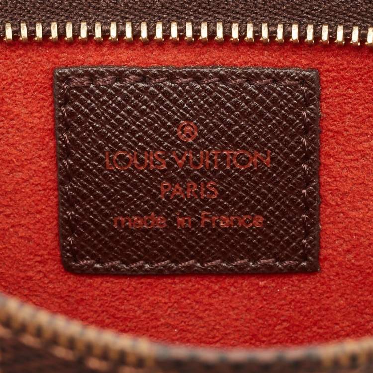 Pre Owned Louis Vuitton Damier Ebene Canvas Marais Pochette