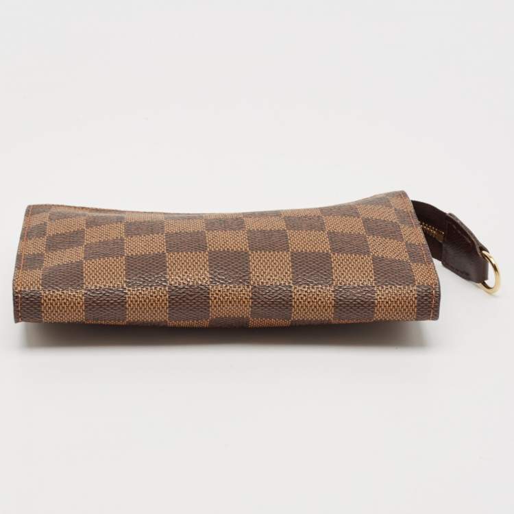 Pre Owned Louis Vuitton Damier Ebene Canvas Marais Pochette