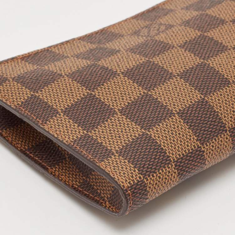 Pre Owned Louis Vuitton Damier Ebene Canvas Marais Pochette