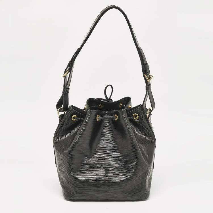 Pre Owned Louis Vuitton Black Epi Leather Petit Noe Bag