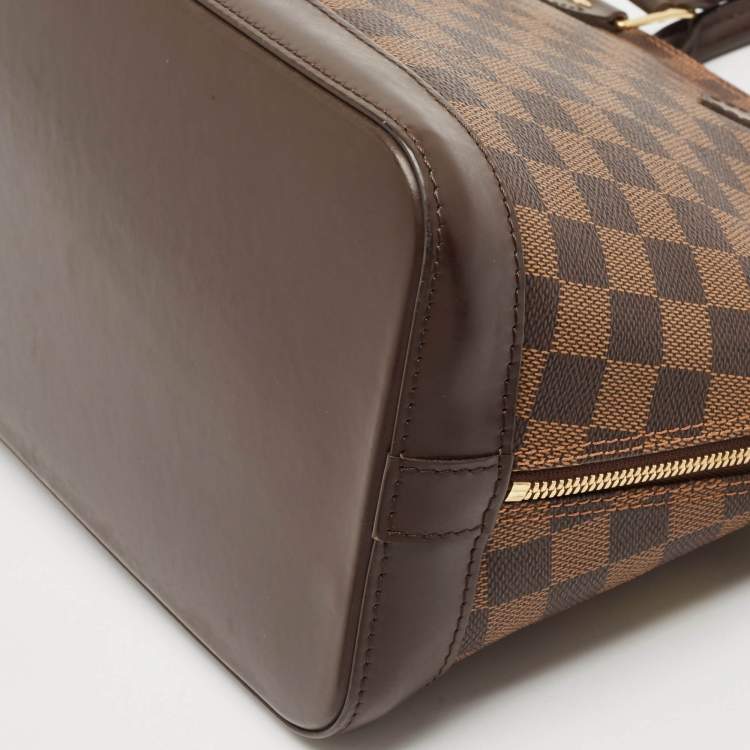 Pre Owned Louis Vuitton Damier Ebene Canvas Alma PM Bag