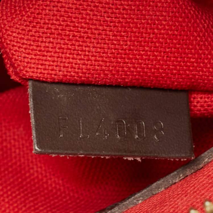 Pre Owned Louis Vuitton Damier Ebene Canvas Alma PM Bag