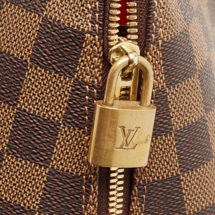 Pre Owned Louis Vuitton Damier Ebene Canvas Alma PM Bag