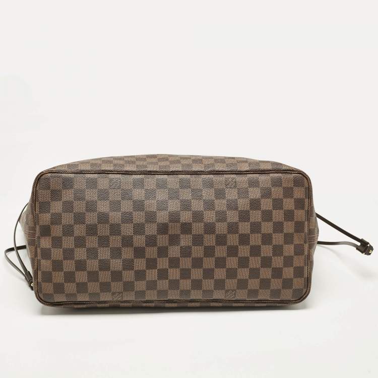Pre Owned Louis Vuitton Damier Ebene Canvas Neverfull GM Bag